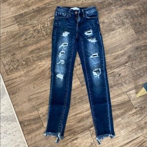 KanCan Signature Mid-Rise Ankle Skinny Jeans
